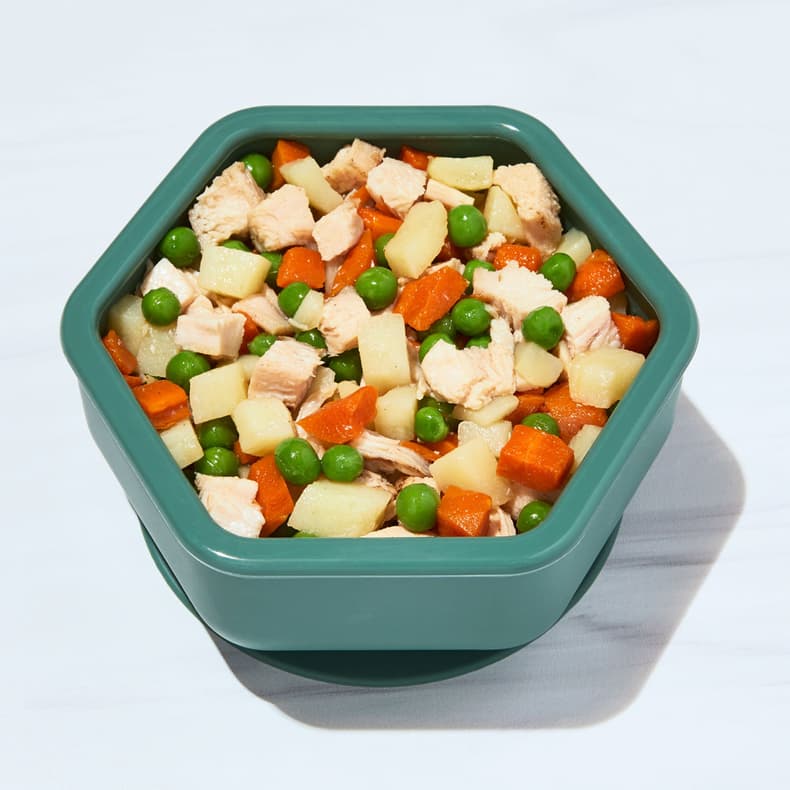 Chicken Stew with Peas, Carrots & Potatoes