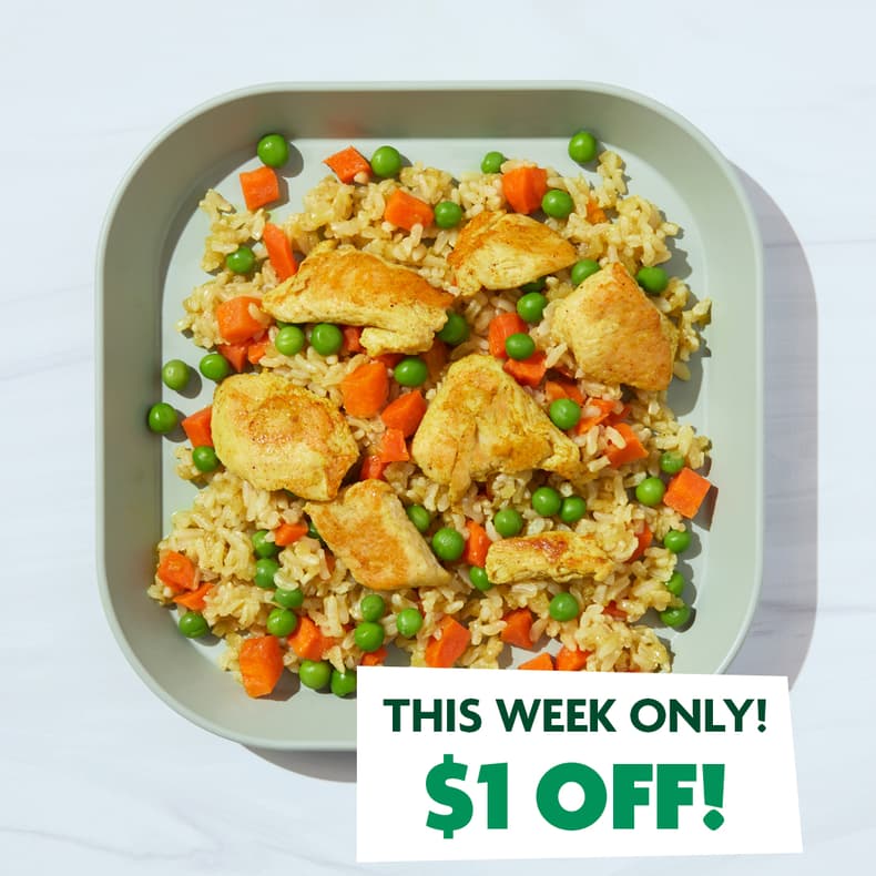 Chicken Biryani with Peas & Carrots
