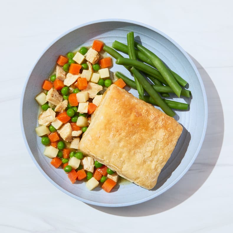 Chicken Pot Pie with Green Beans