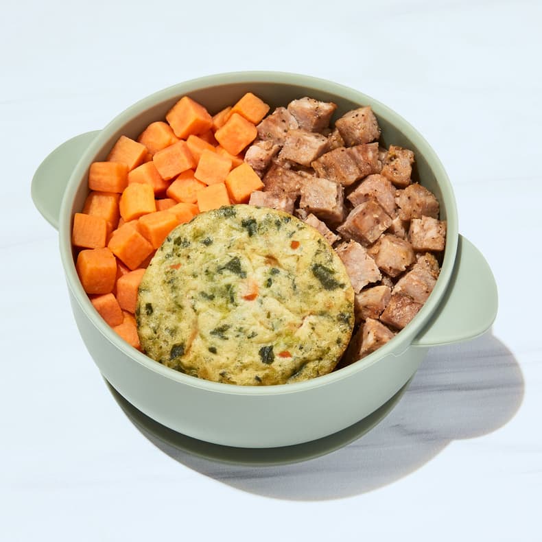 Mini Veggie Frittata with Sausage & Sweet Potatoes
