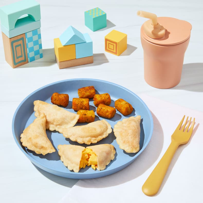 Breakfast Pockets with Carrot Tots
