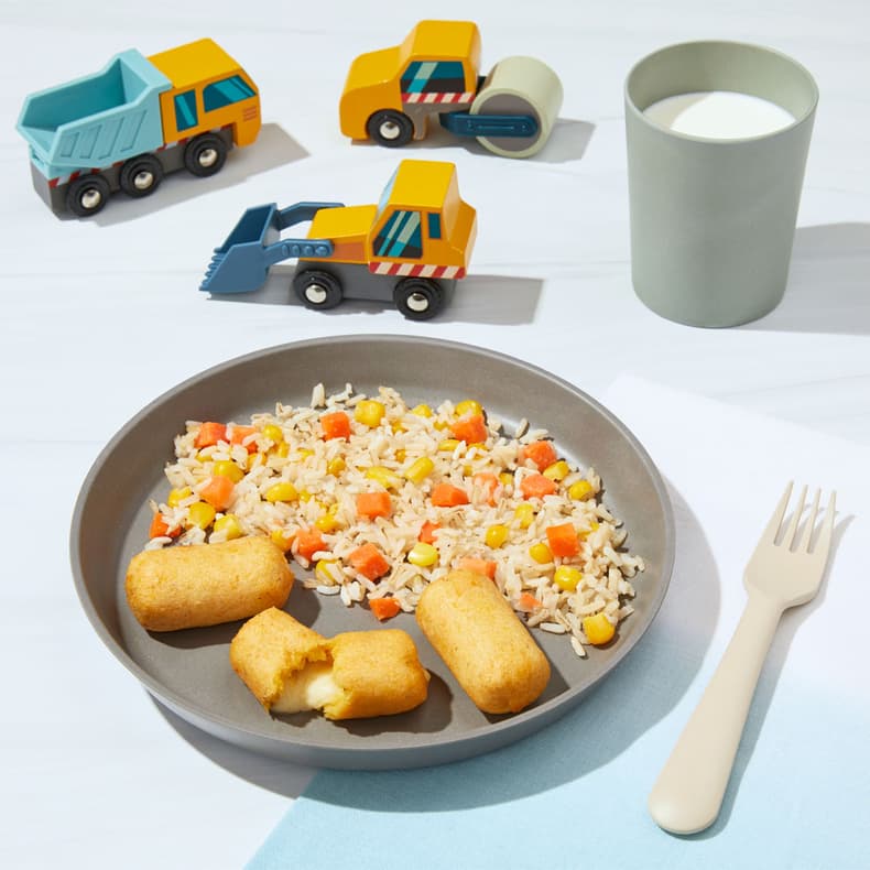 Cheesy Mini Tamales with Fiesta Rice
