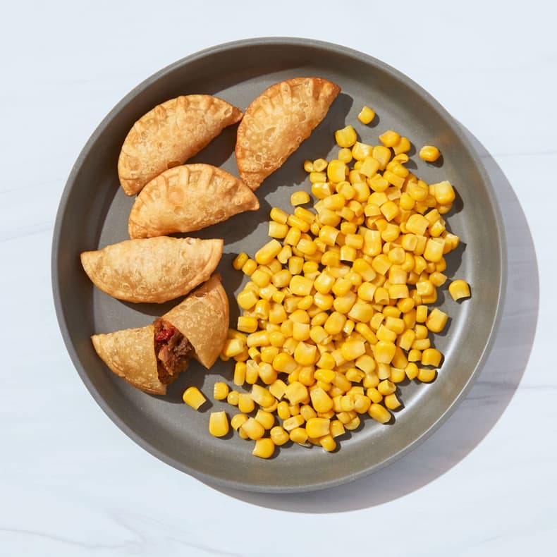 Beef Taco Pockets with Sweet Corn