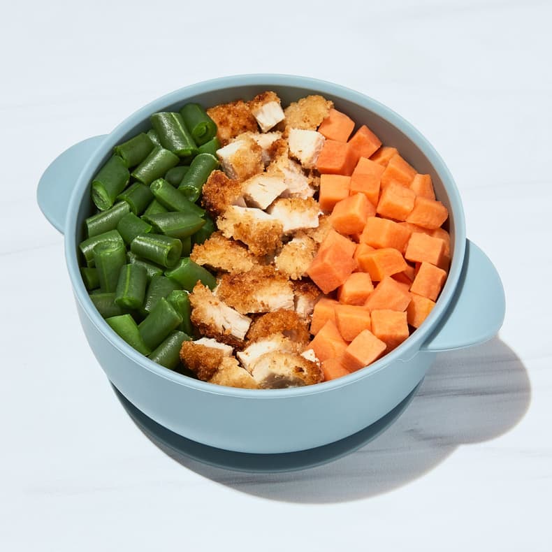 Chicken Bite Minis with Super Veggies