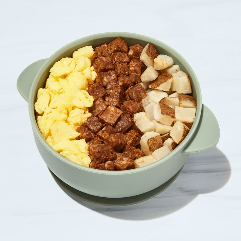 Chorizo Scramble with Roasted Potatoes