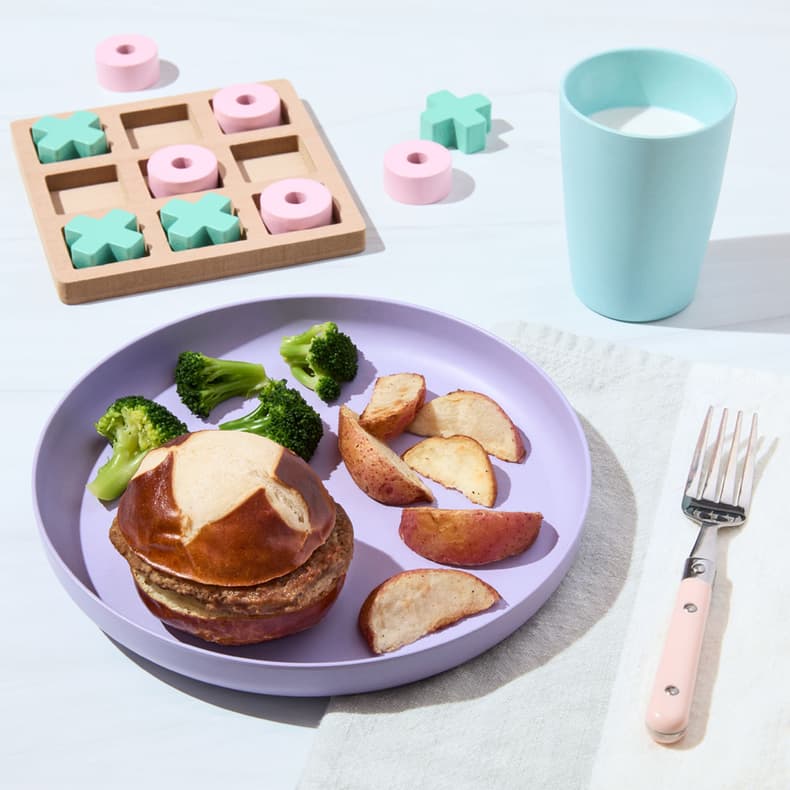 Super Slider with Broccoli & Potato Wedges