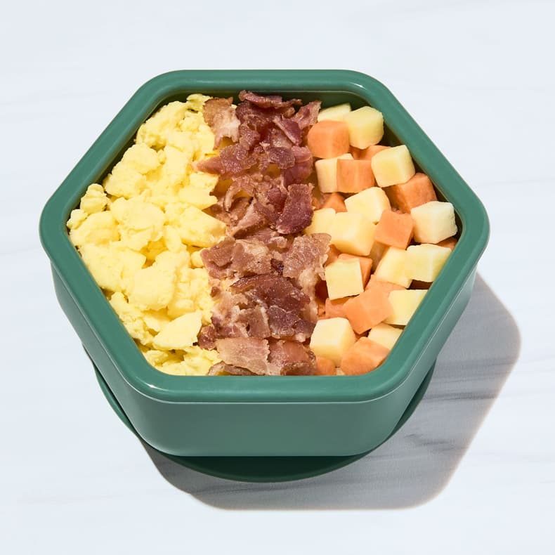 Bacon Scramble with Potato Medley