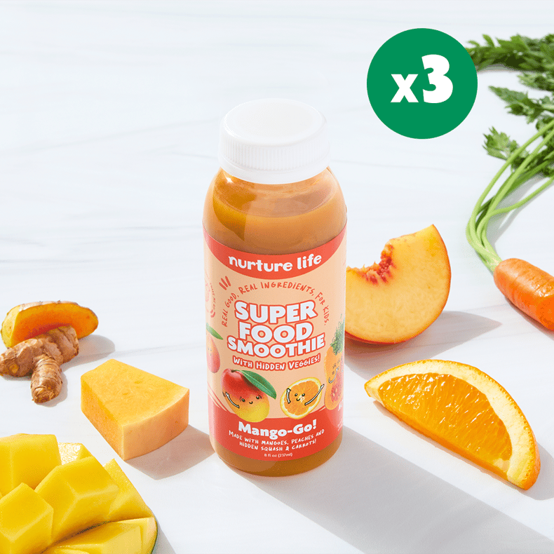 Mango-Go! 3-Pack – 8 oz smoothies (3 bottles)