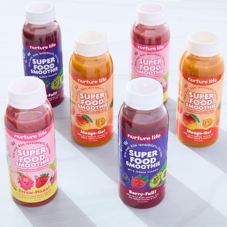 Smoothie Variety 6-Pack – 8 oz smoothies (6 bottles)