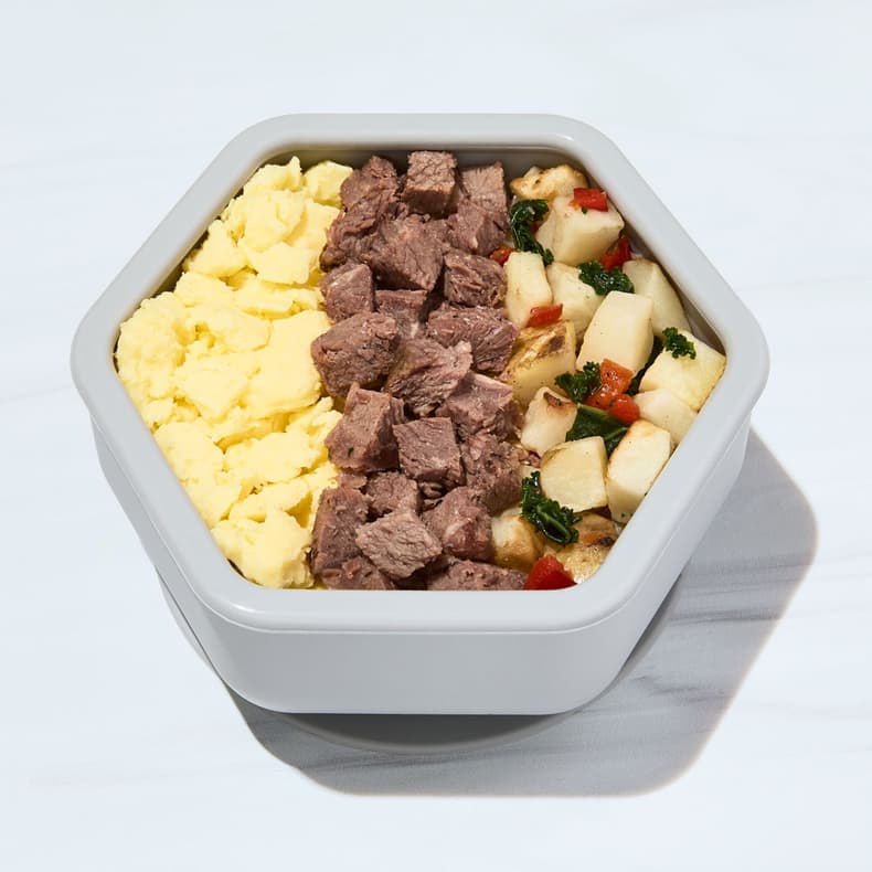 Steak & Eggs with Potato & Kale Hash