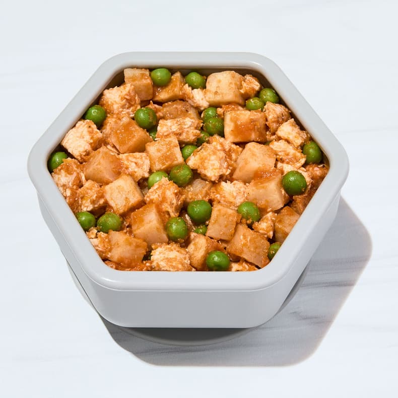 Mini Butter Chicken with Peas & Potatoes