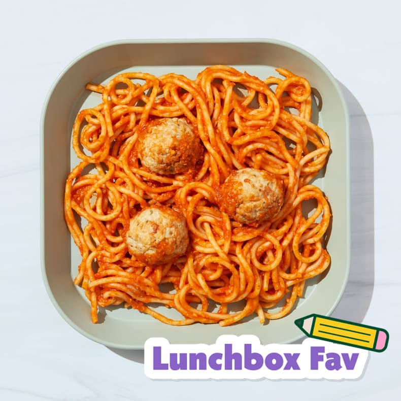Spaghetti & Meatballs with Super Veggie Sauce