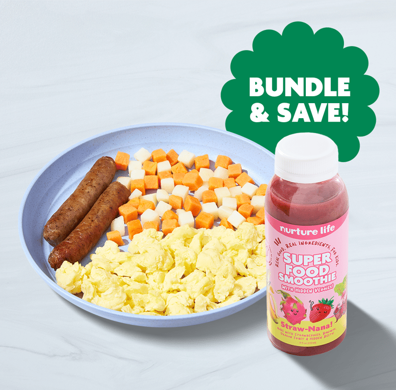 Egg & Sausage Bundle – Meal & Smoothie for $11.59