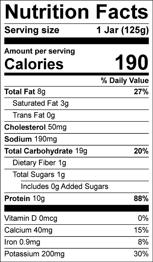 Nutrition Facts for Italian Meatball Pasta with Zucchini