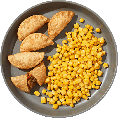 Beef Taco Pockets with Sweet Corn