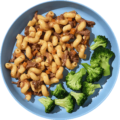 Short Rib Ragu Pasta with Broccoli