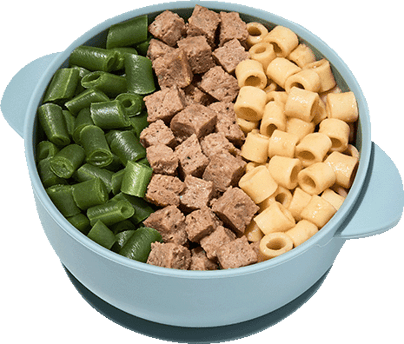 Swedish Meatball Bites with Mini Pasta & Green Beans