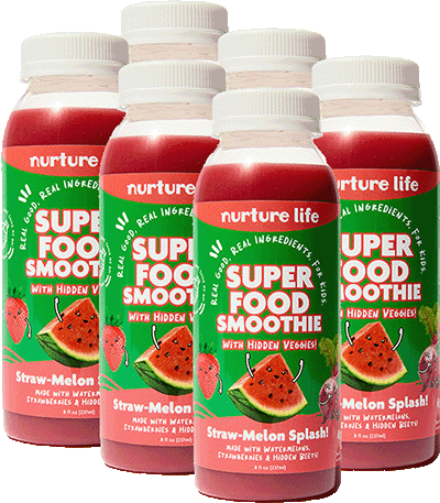 Straw-Melon Splash! 6-Pack – 8 oz smoothies (6 bottles)