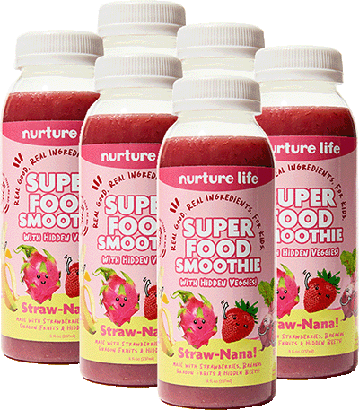 Straw-Nana! 6-Pack – 8 oz smoothies (6 bottles)