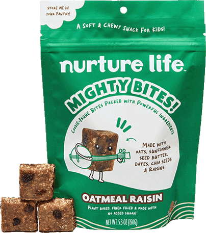 Oatmeal Raisin Mighty Bites – 15 Bites/Bag