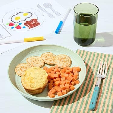 FROZEN - Mini Beef Meatballs with Rainbow Vegetable Medley