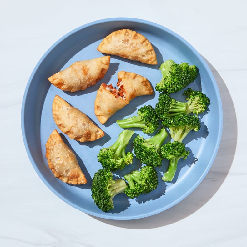 Cheese Pizza Pockets with Broccoli