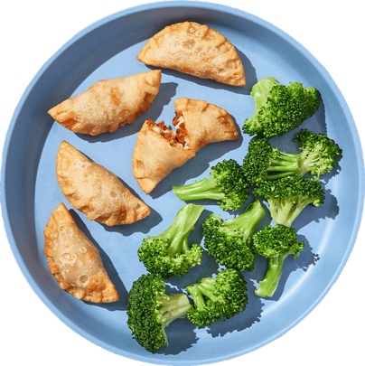 Cheese Pizza Pockets with Broccoli