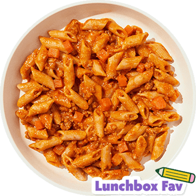 Penne Bolognese with Carrots