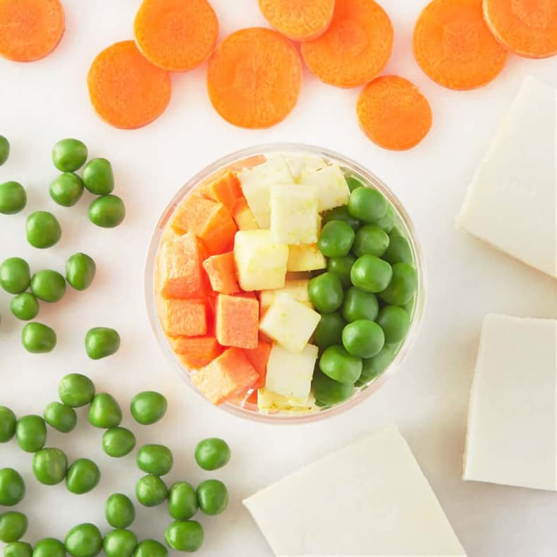 Paneer, English Pea & Carrot